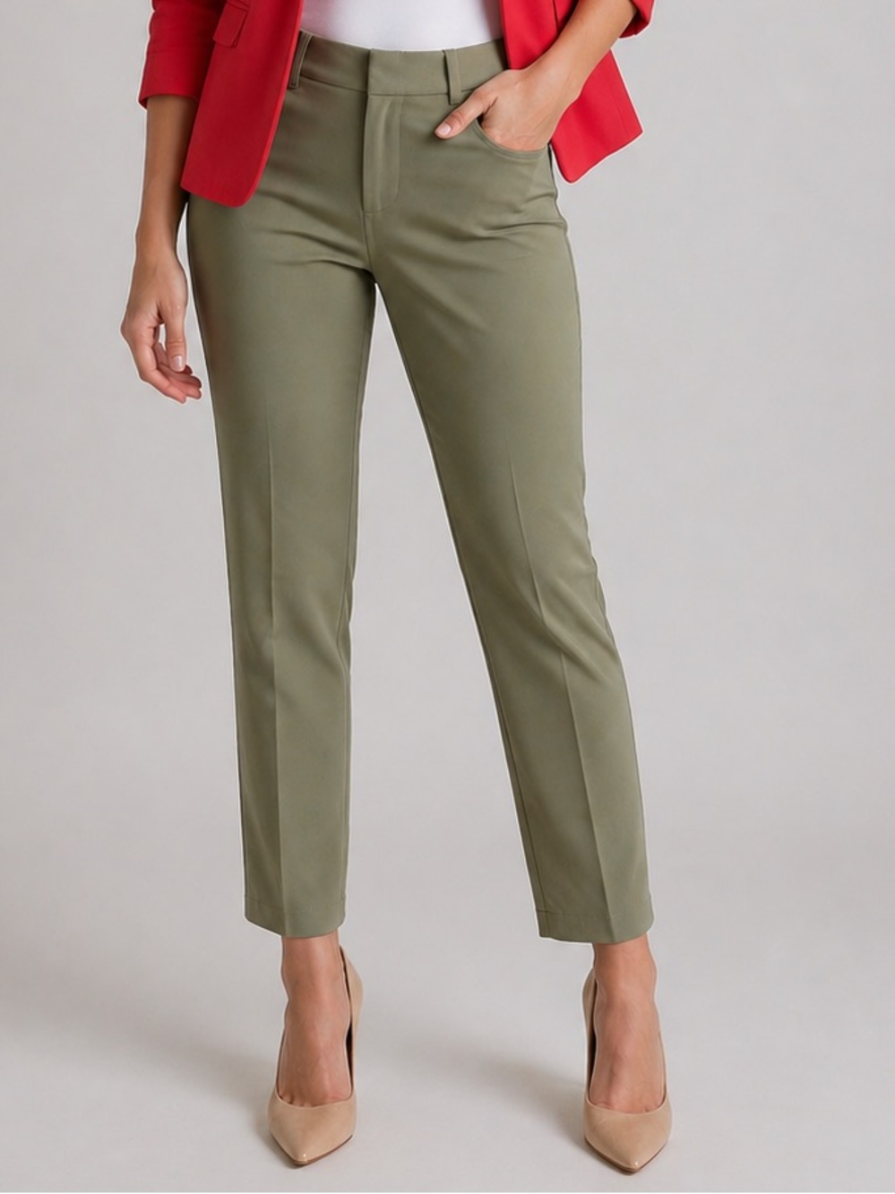 Banana Republic Sloan fit size 2 tan ankle pants
